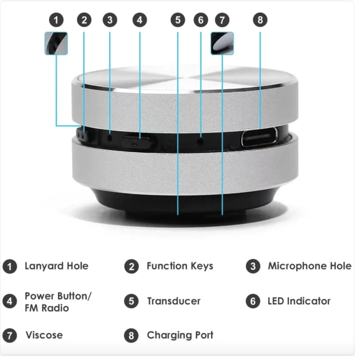 Conduction Portable Bluetooth Speaker